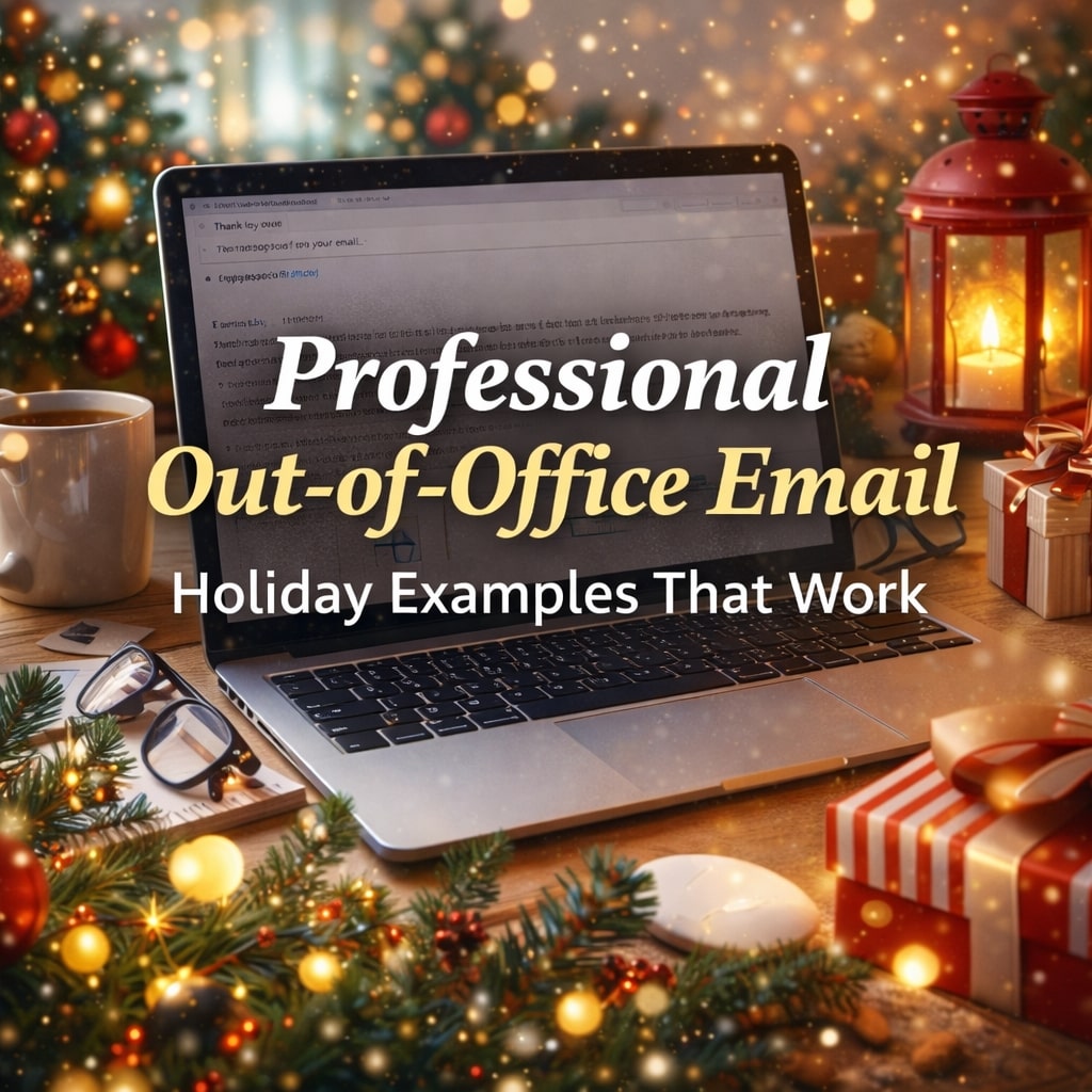 Professional out-of-office email
