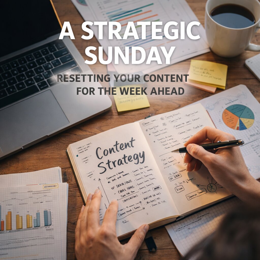 A Strategic Sunday Resetting Your Content for the Week Ahead