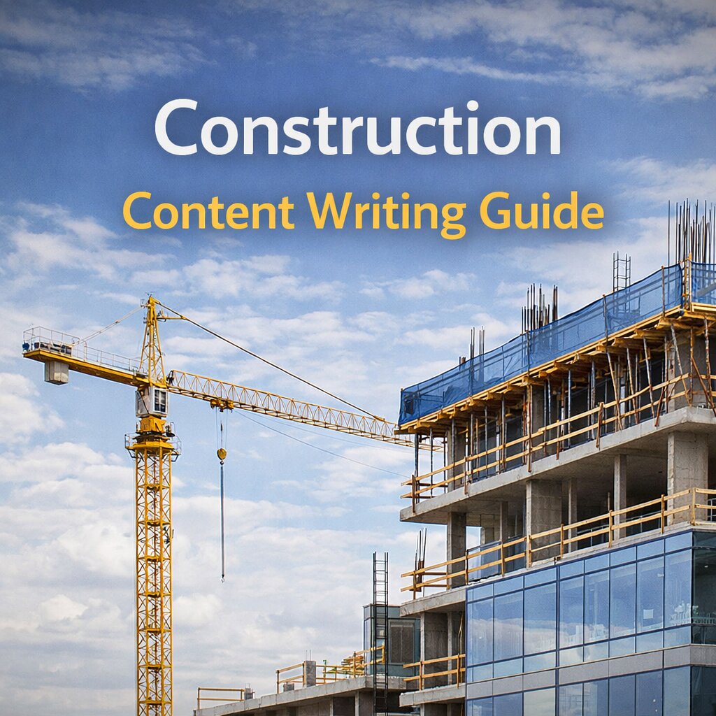 Construction Industry Content Writing