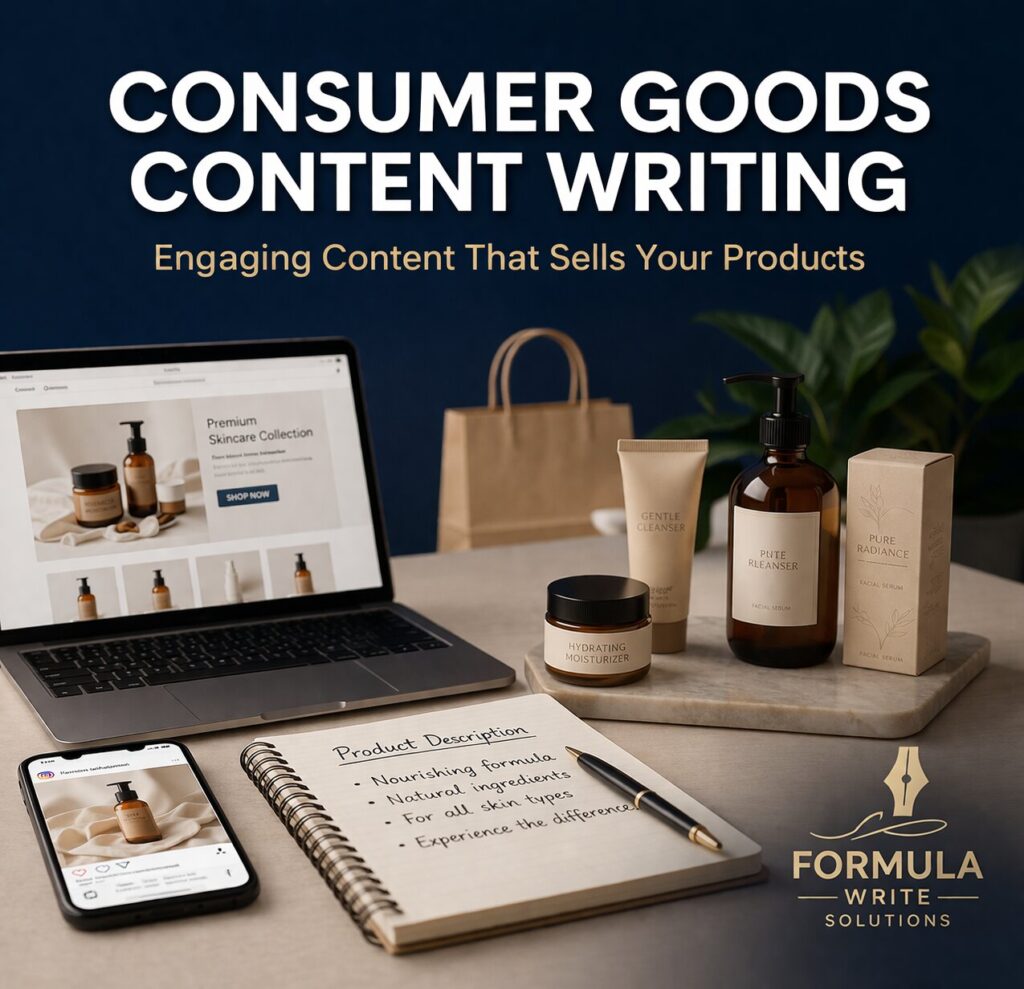 Consumer Goods Content Writing Services for Brands That Sell