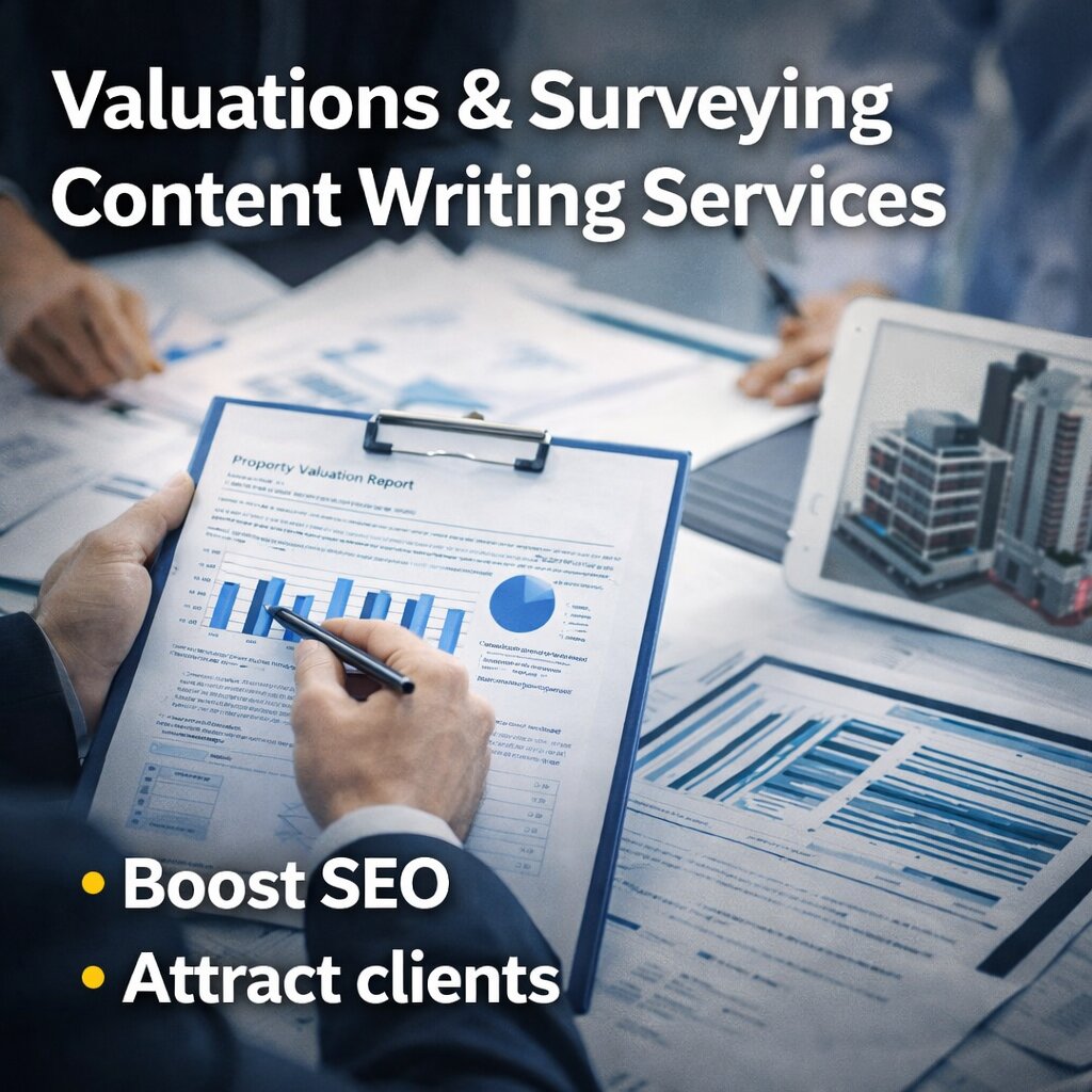 Valuations & Surveying Content Writing Services
