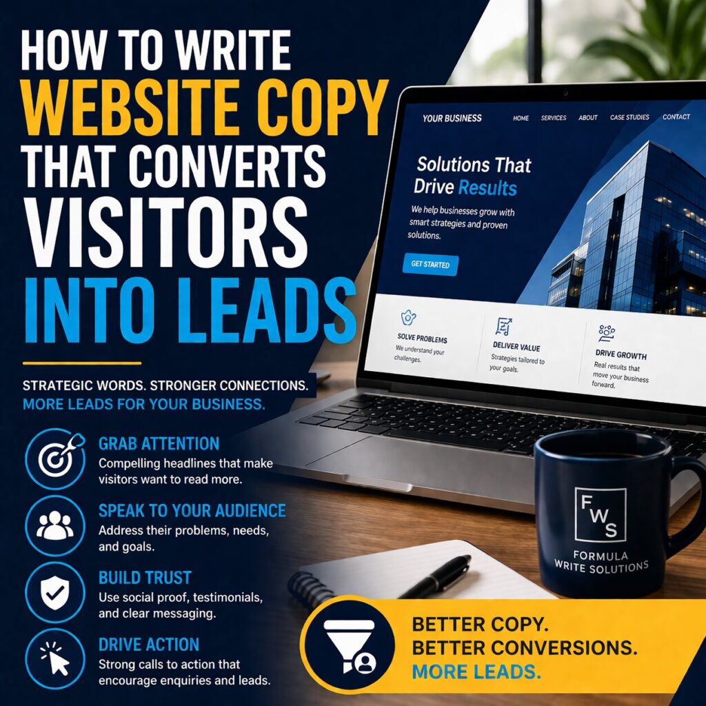 How To Write Website Copy That Converts Visitors Into Leads