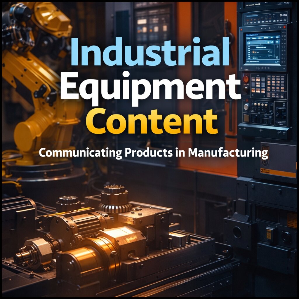 Industrial equipment content writing