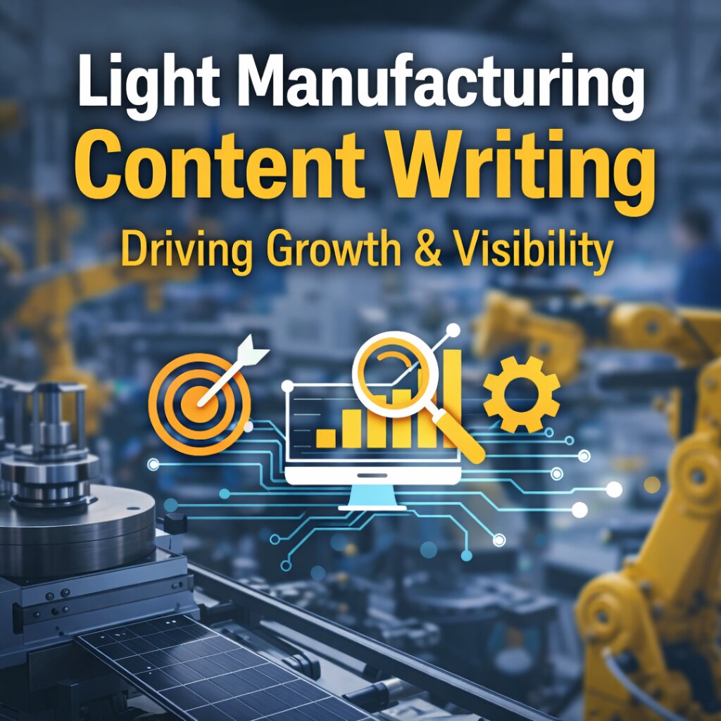 Light manufacturing content writing