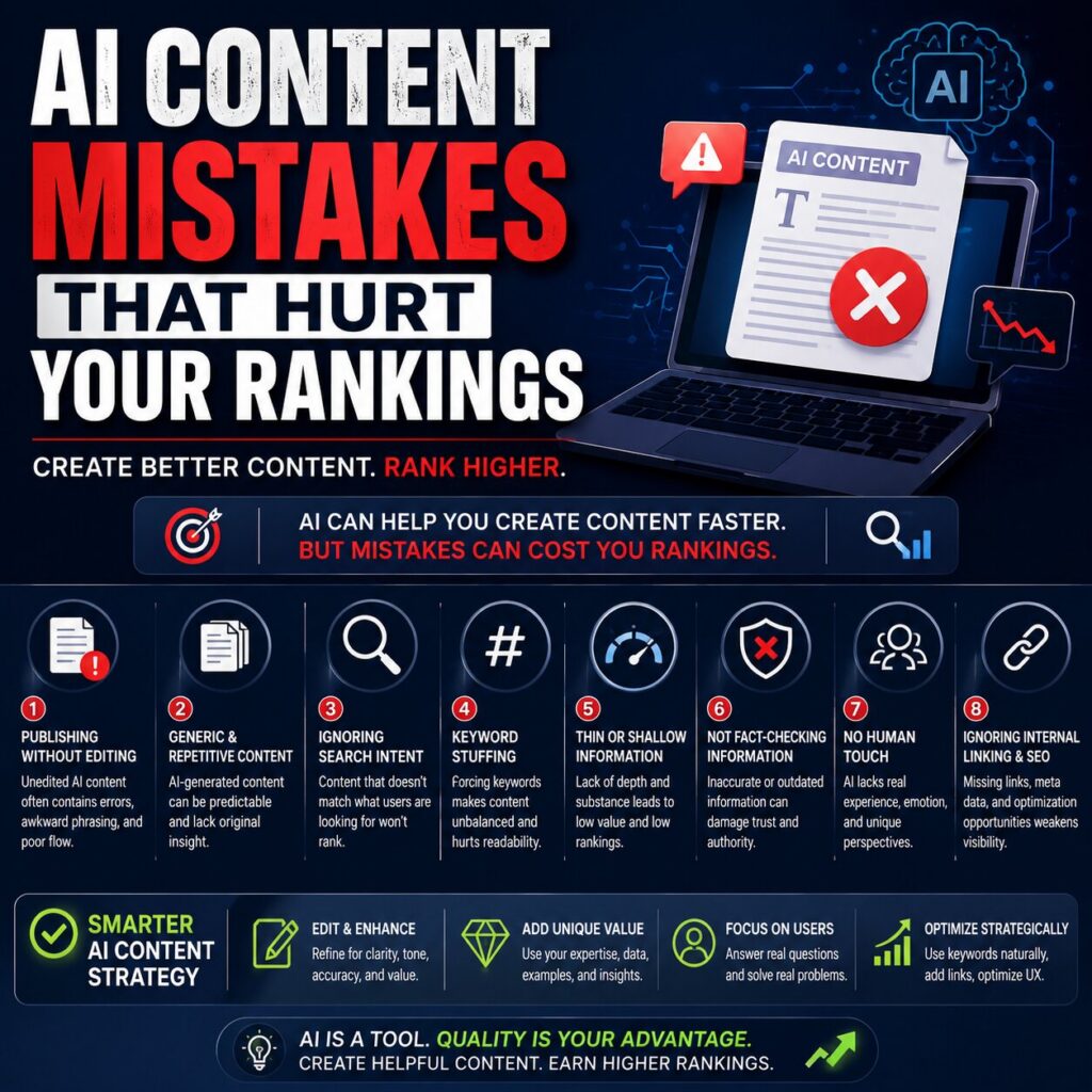 AI Content Mistakes That Hurt Your Rankings main