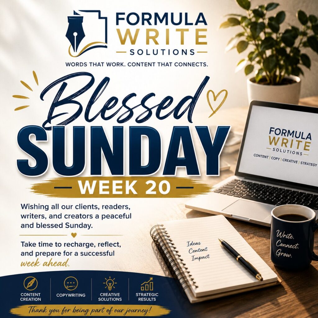 Blessed Sunday Week 20
