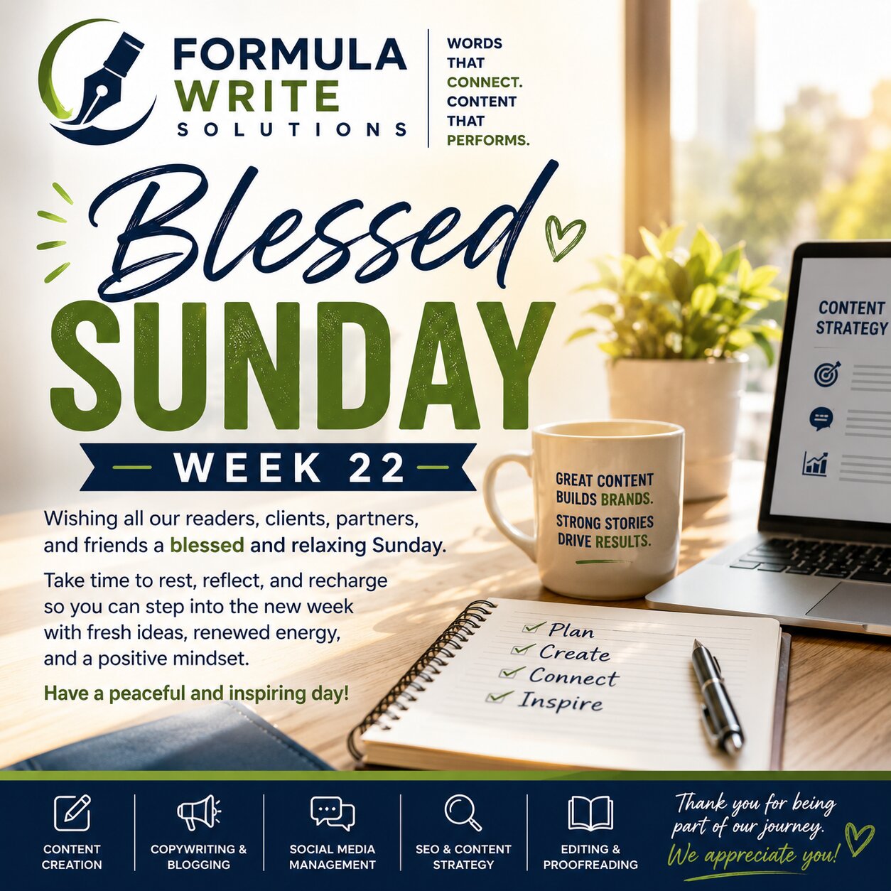 Blessed Sunday Week 22
