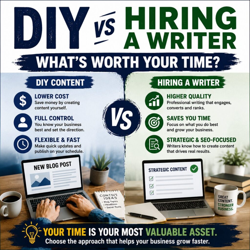 DIY vs Hiring a Writer What’s Worth Your Time