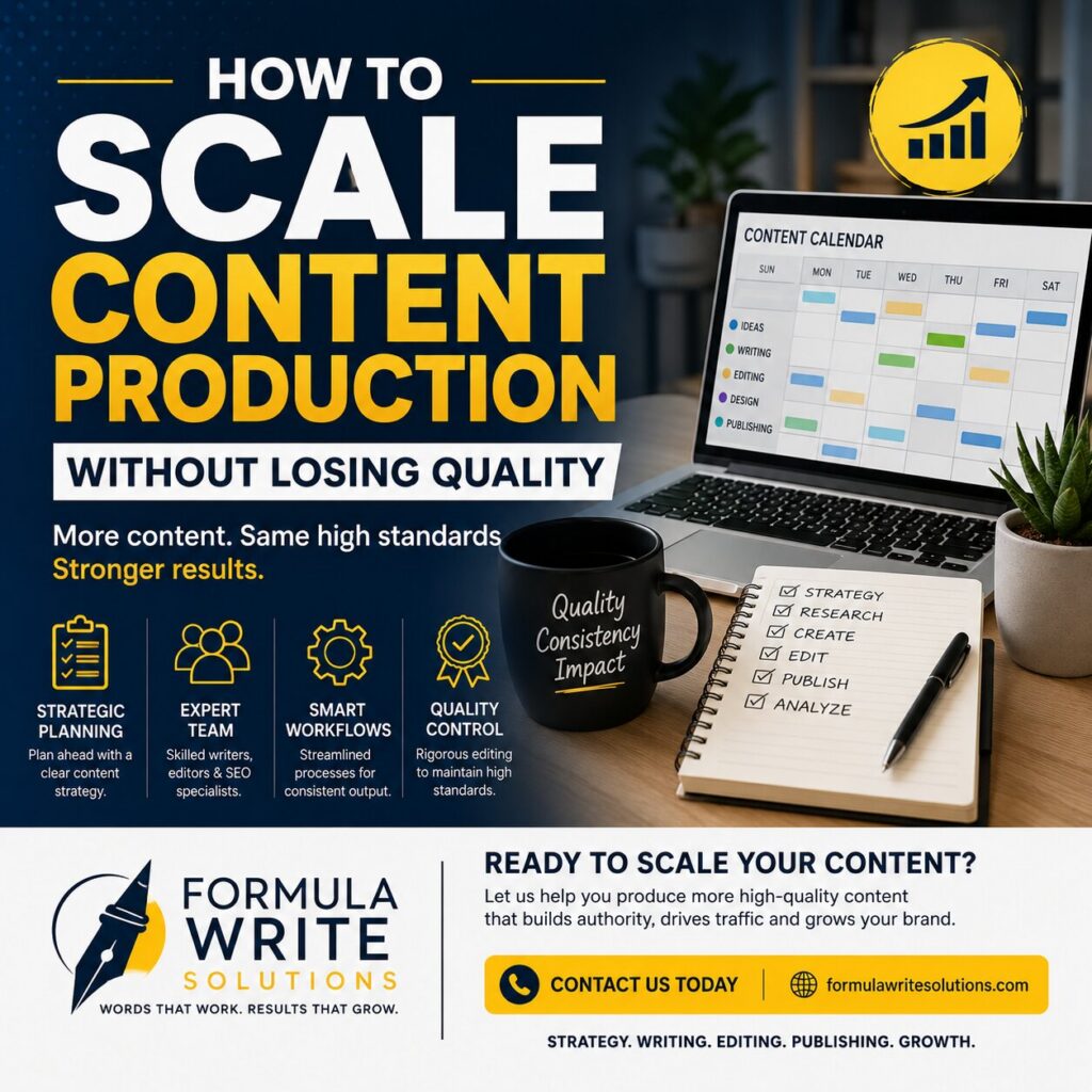 How To Scale Content Production Without Losing Quality