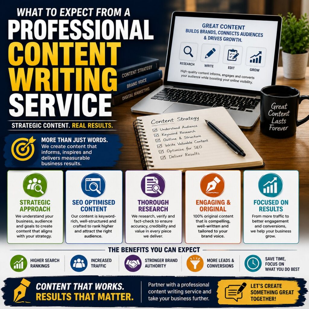 What To Expect From A Professional Content Writing Service