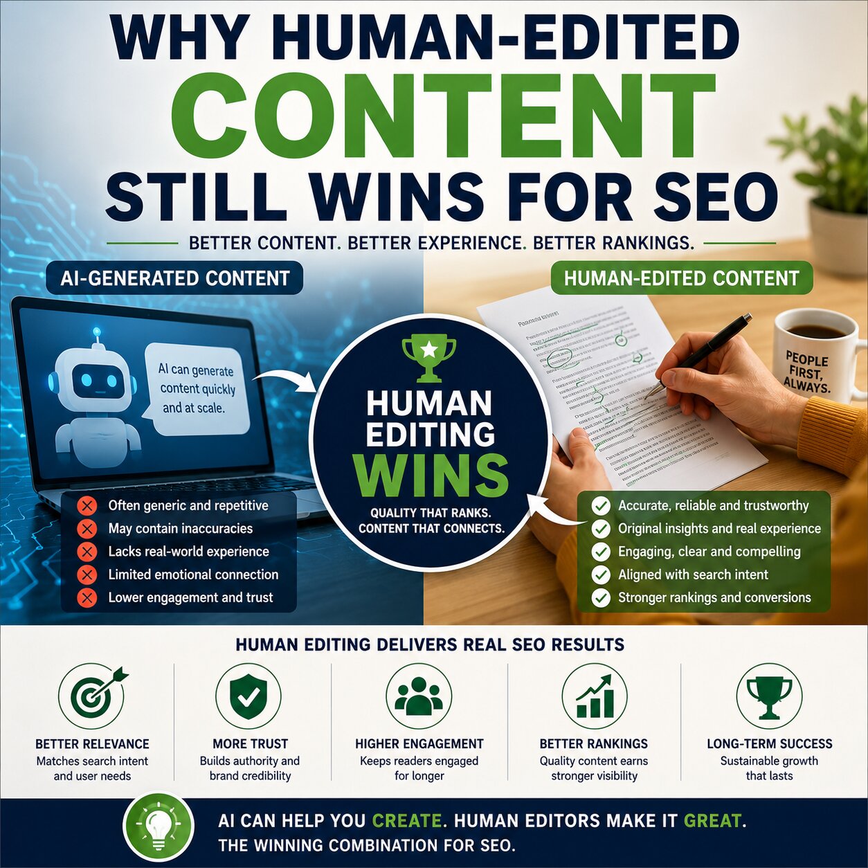 Why Human-Edited Content Still Wins for SEO