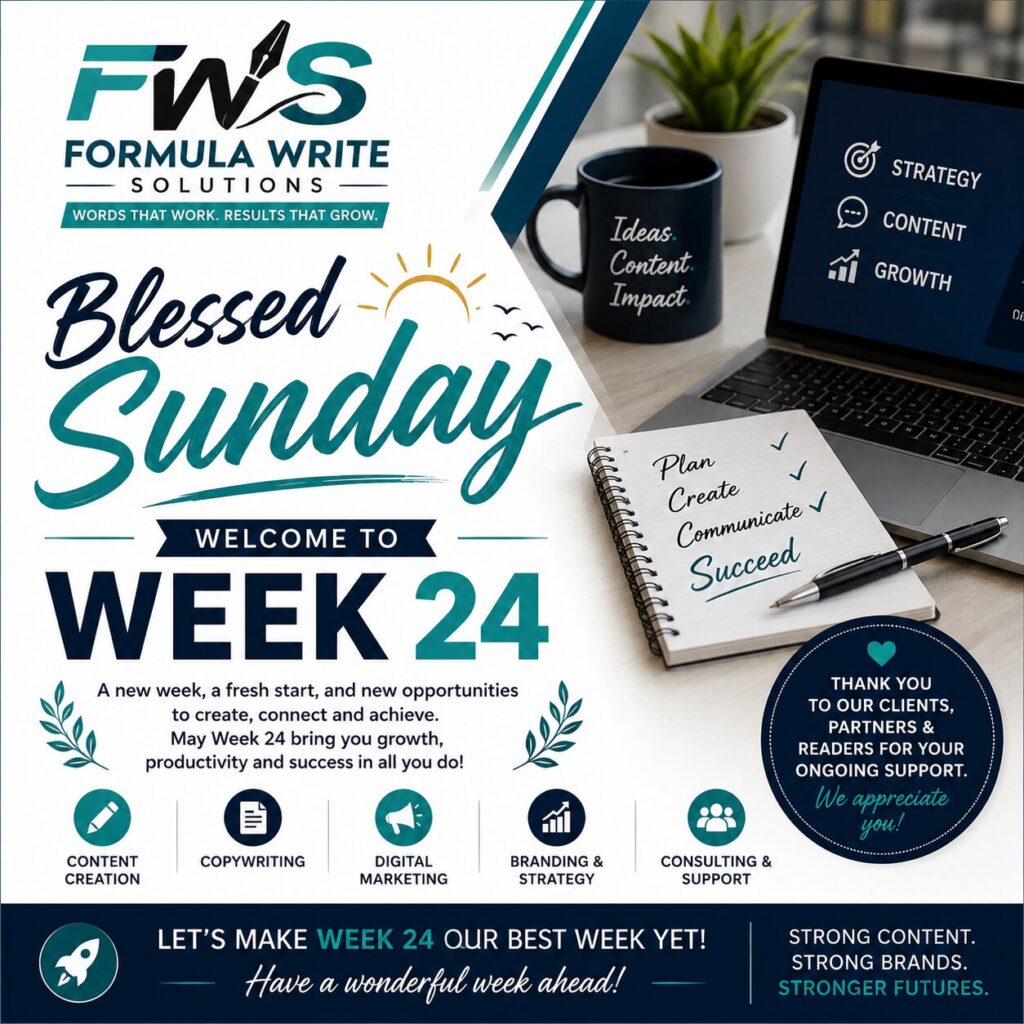 Blessed Sunday Week 24