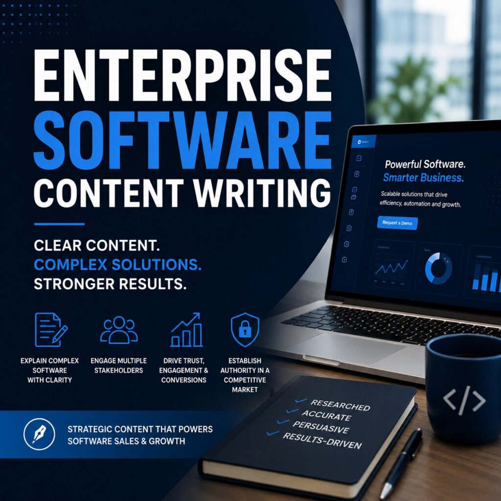 Enterprise Software Content Writing For Complex B2B Brands