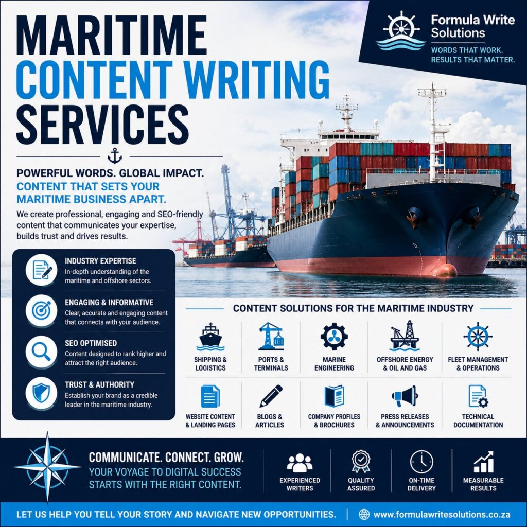 Maritime Content Writing Services