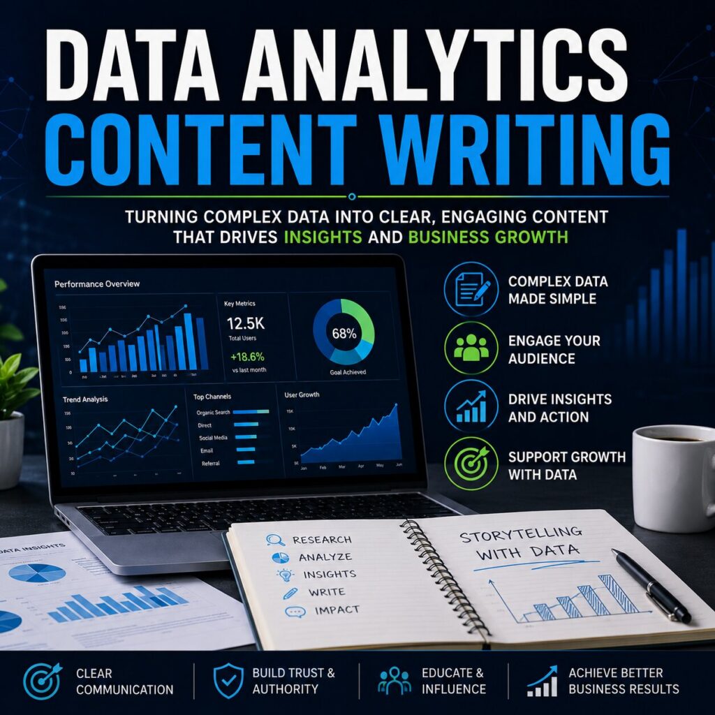data analytics content writing