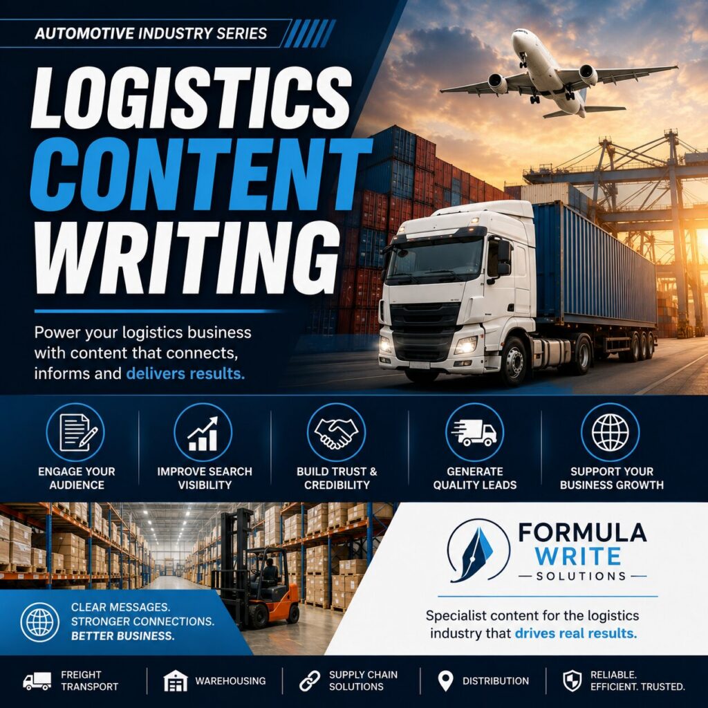 logistics content writing