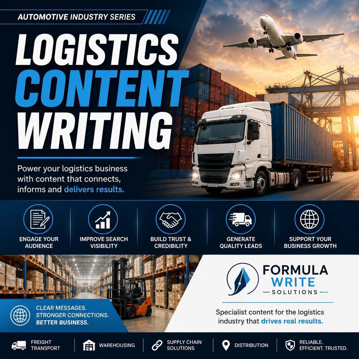 logistics content writing