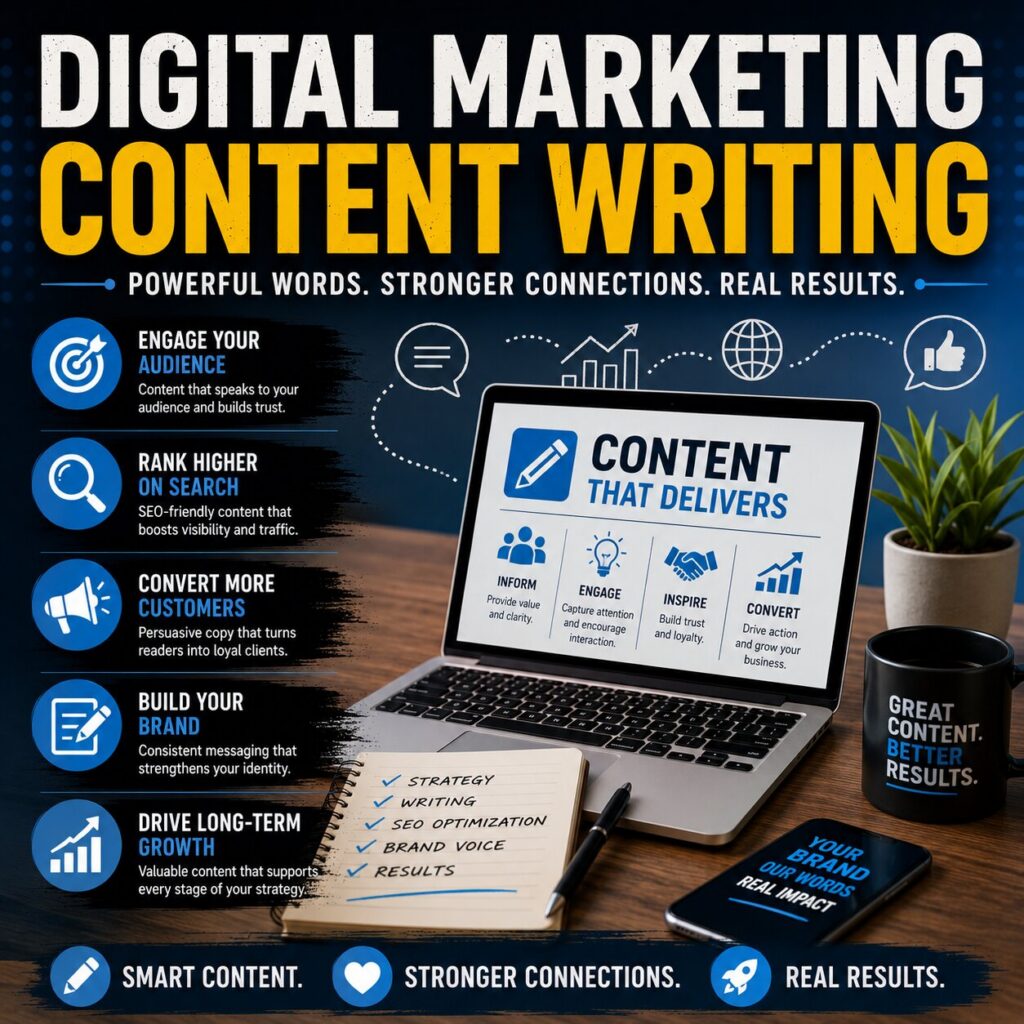 Digital marketing content writing