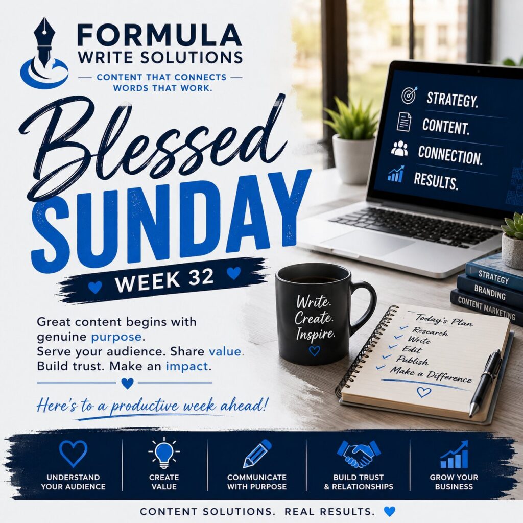 Blessed Sunday Week 32