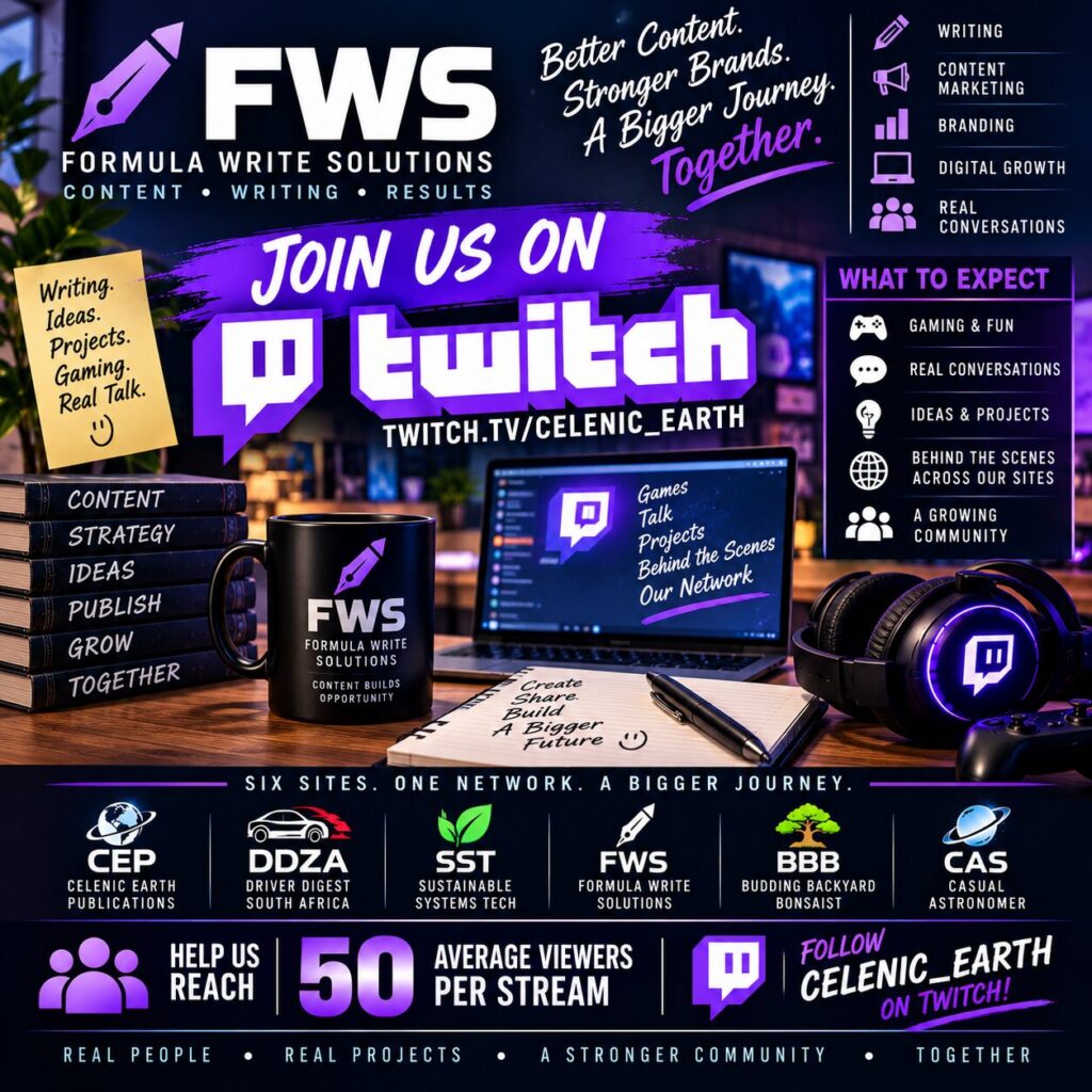 Celenic Earth CEO Shaun M Jooste on Twitch