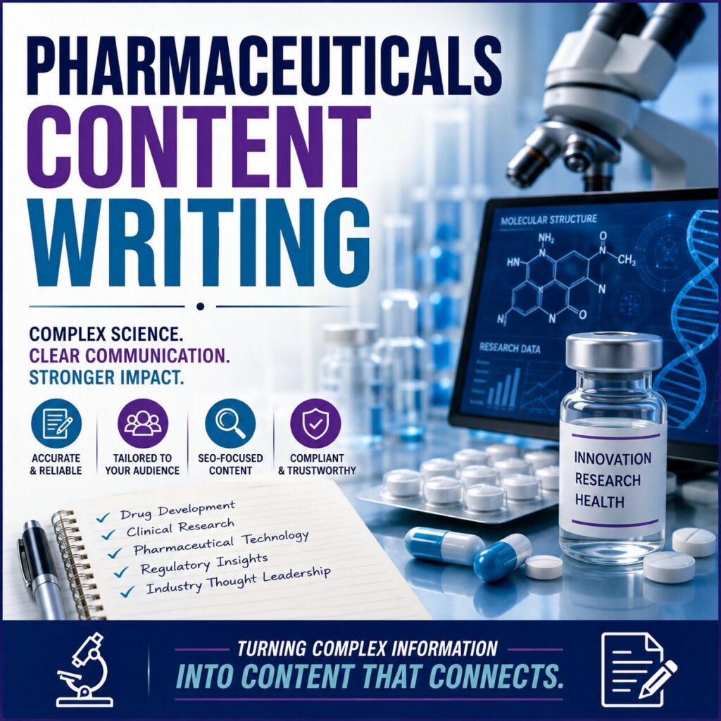 Pharmaceuticals Content Writing