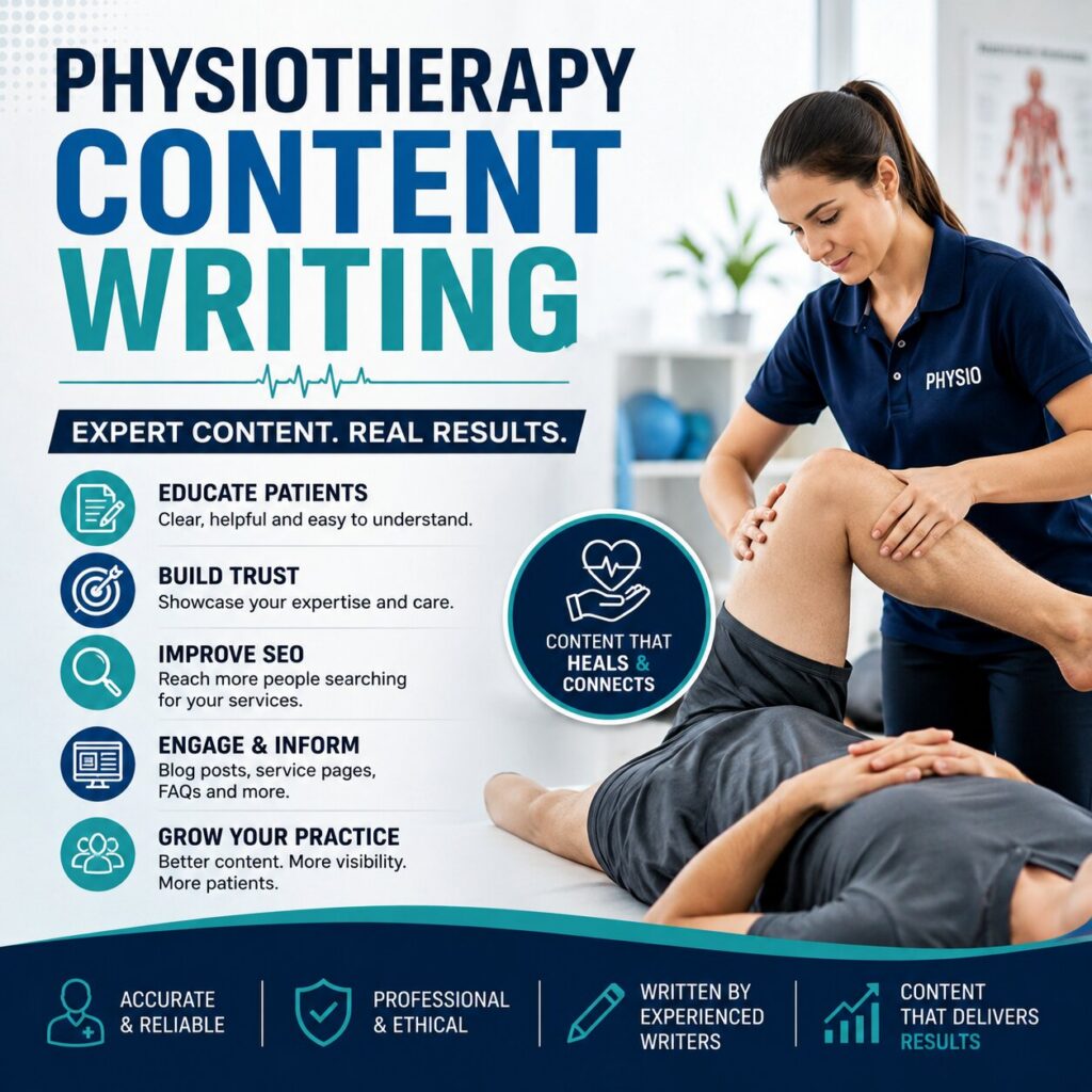 Physiotherapy content writing