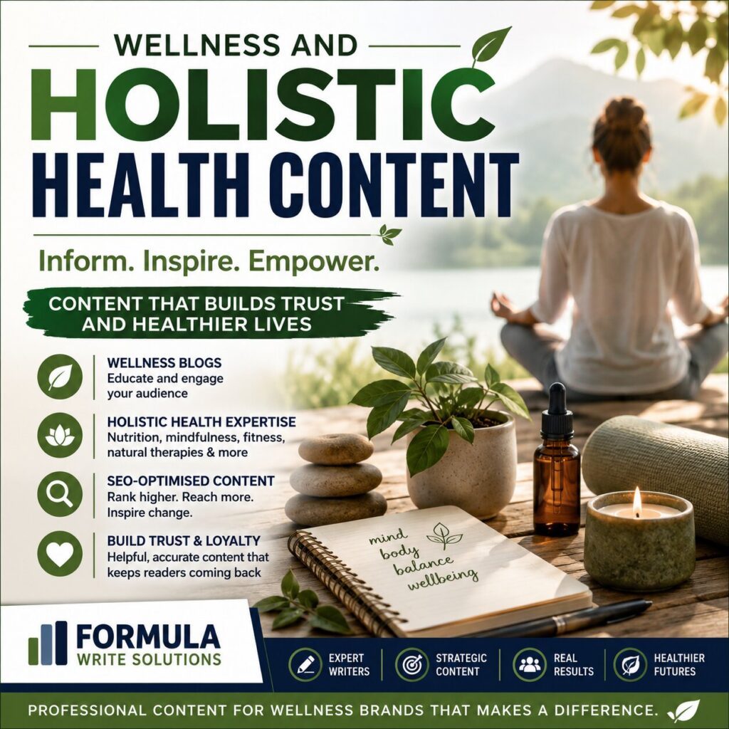 Wellness and holistic health content