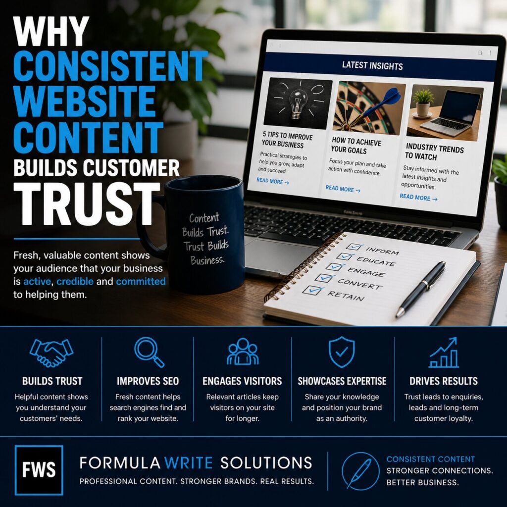 Why Consistent Website Content Builds Customer Trust
