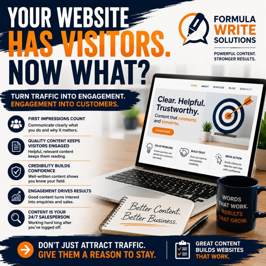 Your Website Has Visitors. Now What