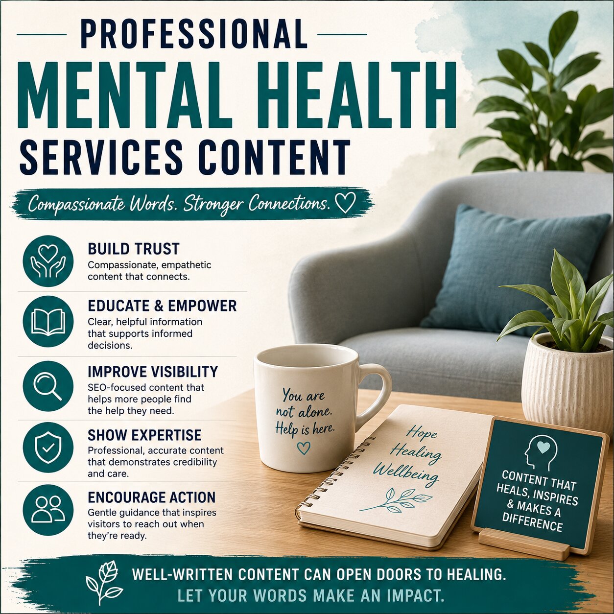 mental health services content