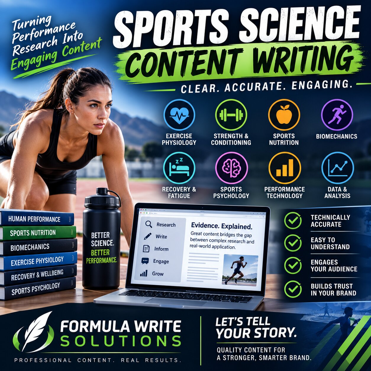 sports science content writing