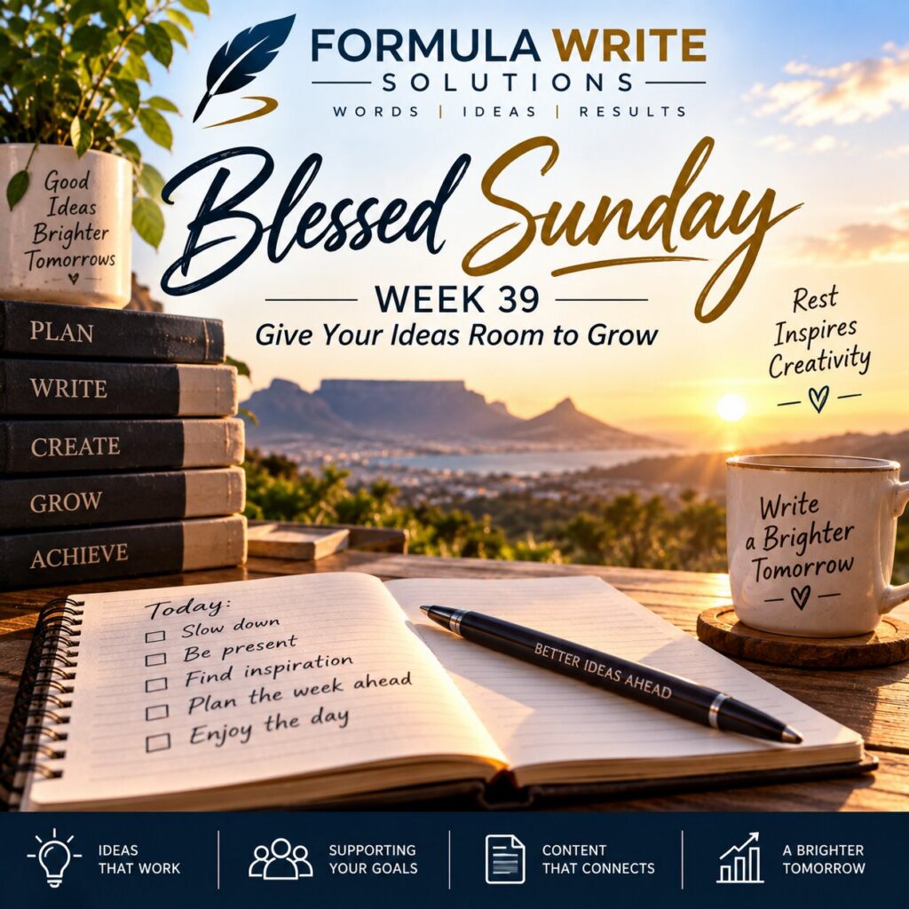 Blessed Sunday Week 39