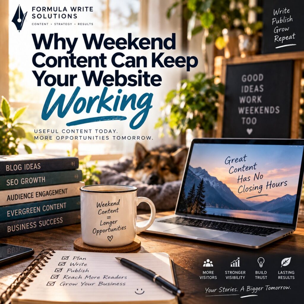 Why Weekend Content Can Keep Your Website Working