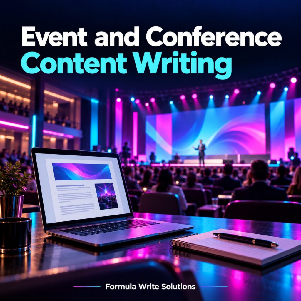 Event and conference content writing