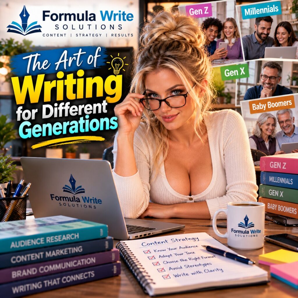 The Art of Writing for Different Generations