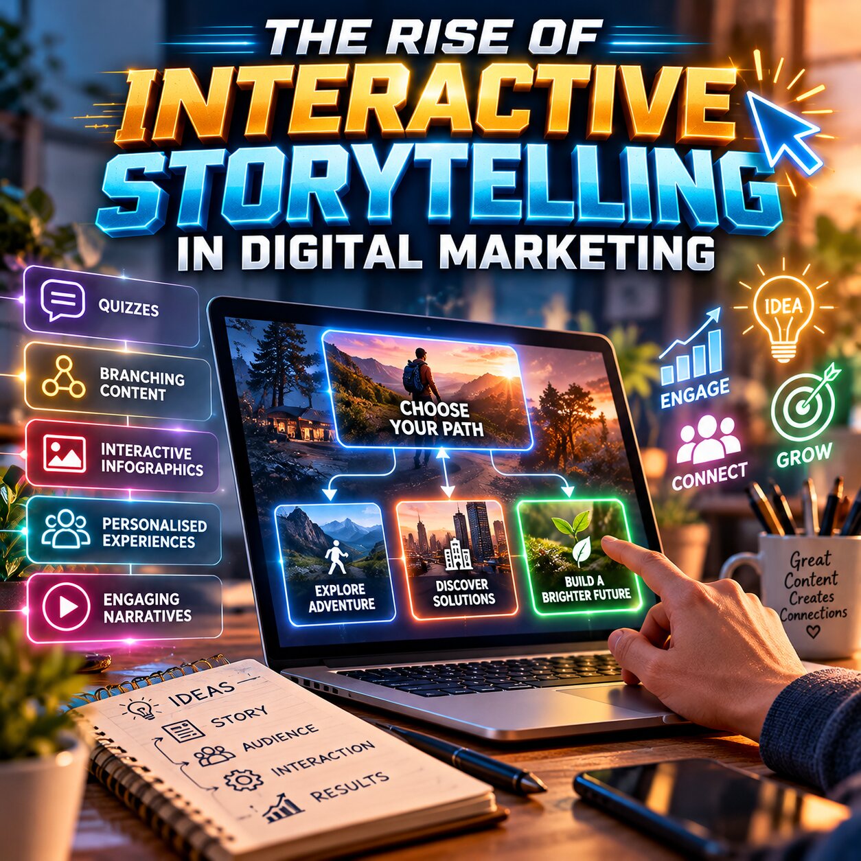 The Rise of Interactive Storytelling in Digital Marketing