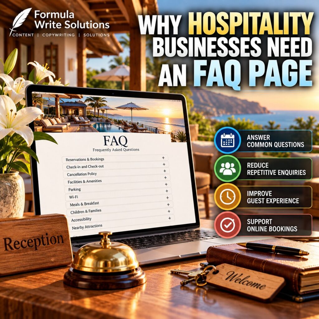 Why Hospitality Businesses Need an FAQ Page