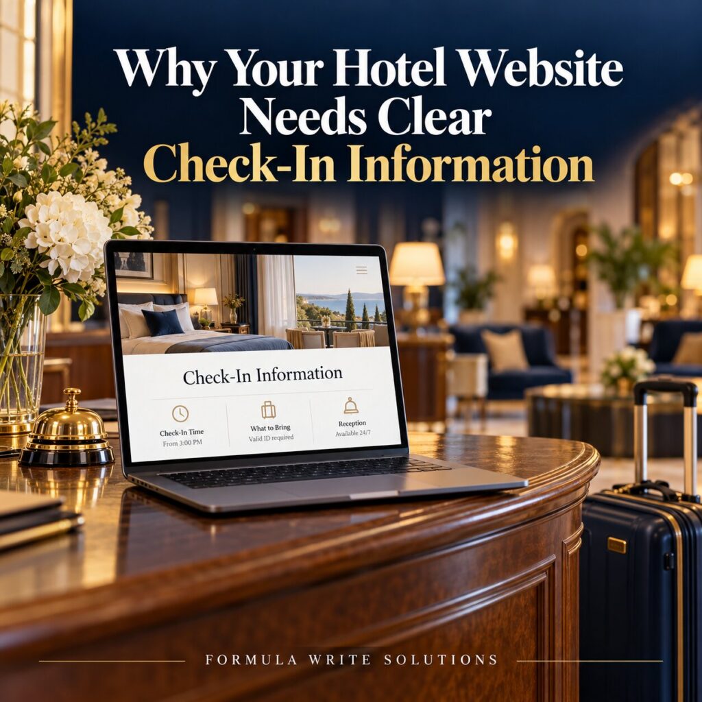 Why Your Hotel Website Needs Clear Check-In Information